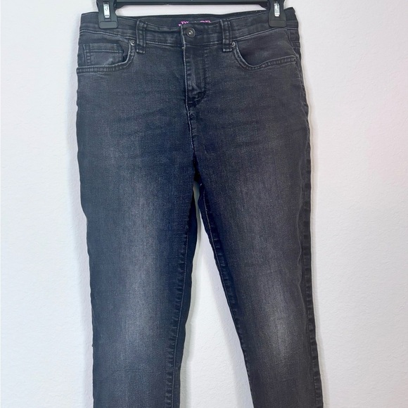 Place Skinny Jeans - Charcoal and Pink - Picture 1 of 9